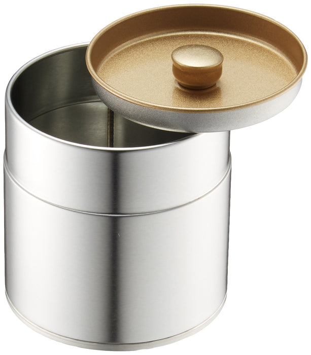 Kotodo Takahashi Seisakusho Tea Canister Can Flat Can Alloy Steel Handwash 100g_2
