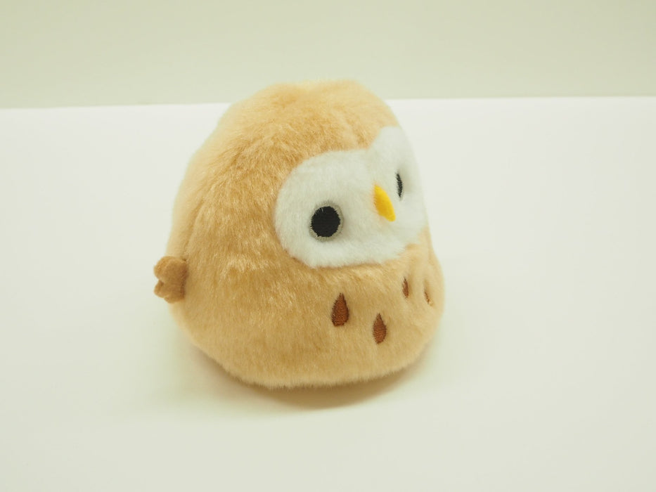 Sanei Boeki Original Plush Doll Bird Toridango Owl W9xD8xH7cm Polyester NEW_3