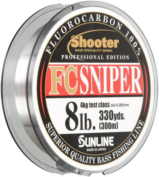 SUNLINE fluorocarbon line Shooter FC Sniper Natural Clear 300M 7LB ‎43173-467604_1