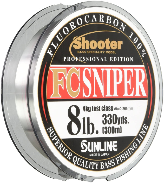 SUNLINE fluorocarbon line Shooter FC Sniper Natural Clear 300M 7LB ‎43173-467604_1