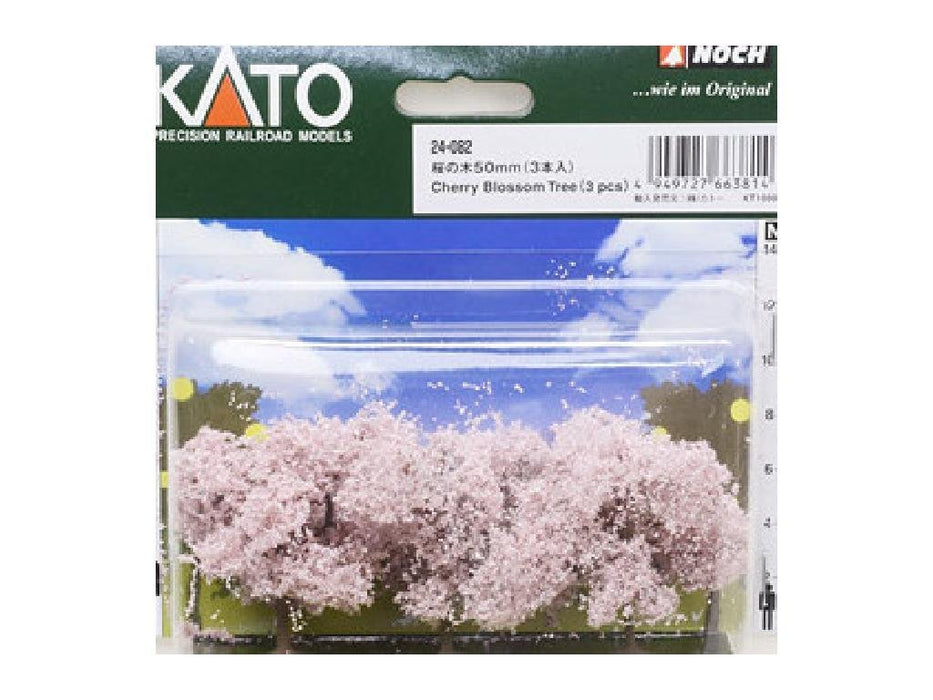 KATO N gauge Cherry Blossom Trees 50mm 3-Pack 24-082 Model Railroad Diorama NEW_1