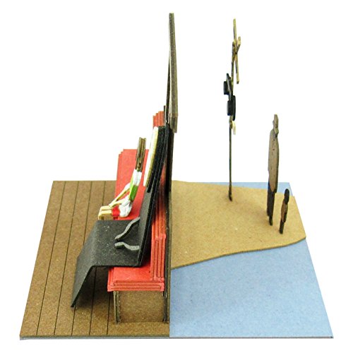 Studio Ghibli mini spirited away Ocean electric railway Paper Craft MP07-15 NEW_4