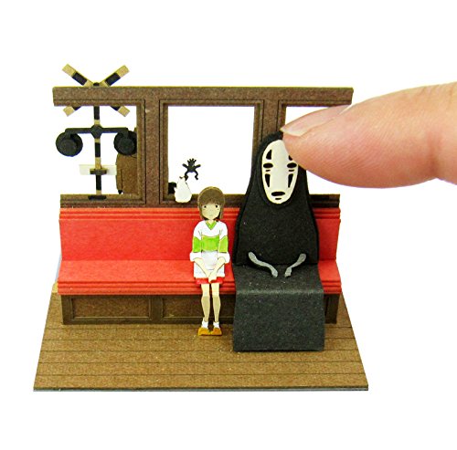 Studio Ghibli mini spirited away Ocean electric railway Paper Craft MP07-15 NEW_6