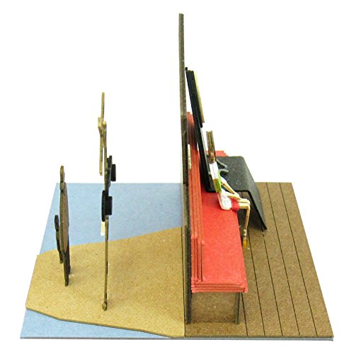 Studio Ghibli mini spirited away Ocean electric railway Paper Craft MP07-15 NEW_8