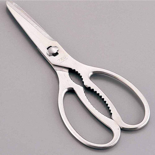 TKG Kitchen Scissors Rust-resistant Stainless Steel 190mm Professional BHS3001_2