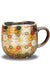 Waza no Kura Kutani Ware Japanese Mug Golden Flower Made in Japan in Paper Box_1