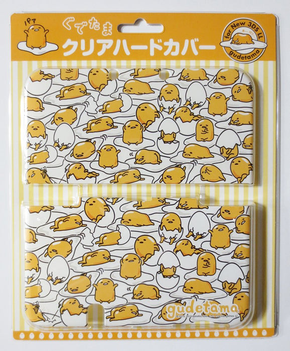 CLEAR HARD COVER GUDETAMA EGG IPPAI for New 3DS XL Case OMEL-MR-PN-6701135_1