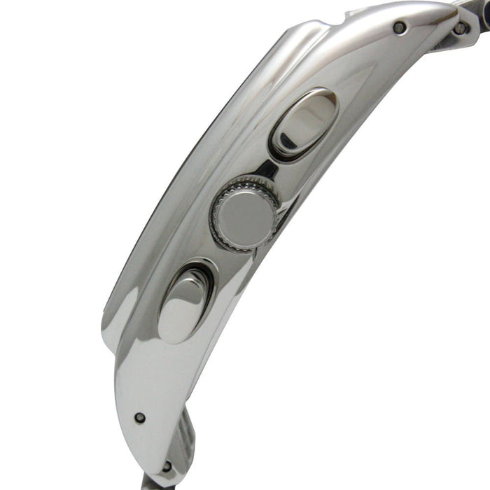 ELGIN Watch FK1403S-R Men's Silver Stainless Steel Band Case Chronograph NEW_3