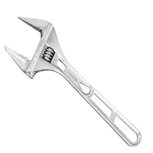 FUJIYA LIGHT WEIGHT ADJUSTABLE WRENCH Jaw Open 53mm FLA-53-F 490g Metal NEW_1