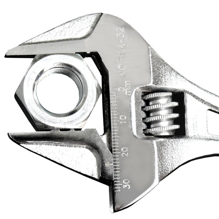 Fujiya light short monkey Wrench 0-53mm FLS-53G-F Light Weight Wide Type NEW_5