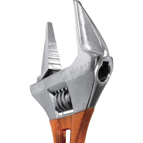 Fujiya light short monkey Wrench 0-53mm FLS-53G-F Light Weight Wide Type NEW_7