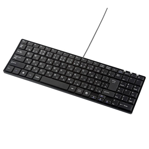 Sanwa Supply silent slim wired keyboard USB-A Japanese Layout SKB-SL19BK NEW_1