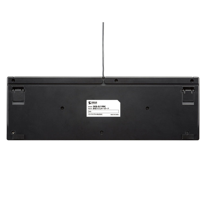 Sanwa Supply silent slim wired keyboard USB-A Japanese Layout SKB-SL19BK NEW_5