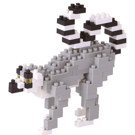 Kawada Nanoblock ring-tailed lemur NBC_166 Difficulty Level 2/5 130-pieces NEW_1