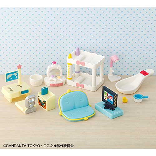 BANDAI Himitsu no Cocotama First furniture set ABS Miniature Figure Accessories_3