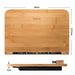 Bamboo Wood Book Stand Adjustable Foldable Document Cookbook Holder Reading NEW_2