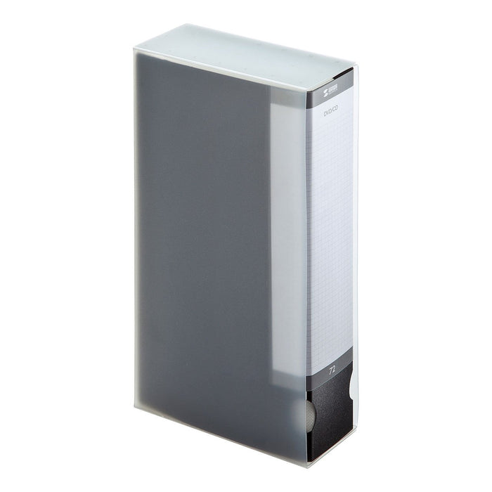 Sanwa Supply DVD & CD File Case Black Up to 72 discs FCD-FL72BK W152xD65xH280mm_1