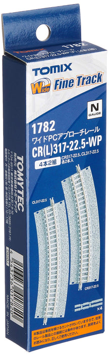 TOMIX N gauge Wide PC Approach Rail CR L 317-22.5-WP F 4pcs 2 Sets 017820 NEW_2