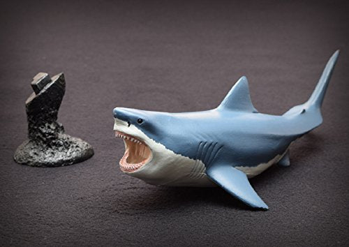 Favorite Megalodon Prehistoric Shark PVC Soft Figure FP-007 L20.7xW10.5xH15.3cm_6