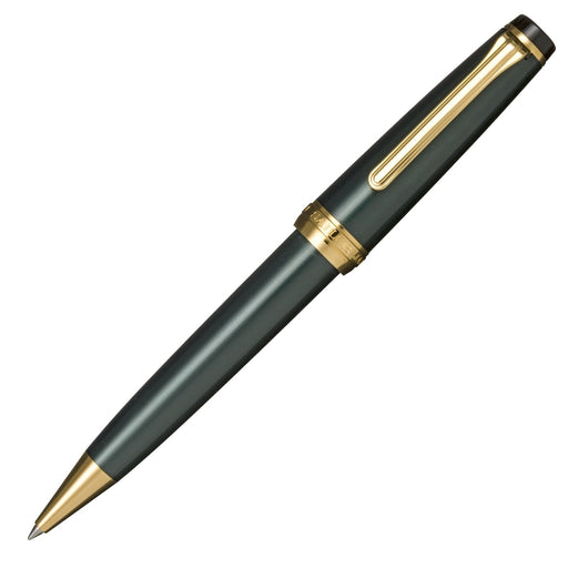 SAILOR 16-0719-202 Ballpoint Pen 0.7mm Four Seasons Manyou Green Resin Body NEW_1