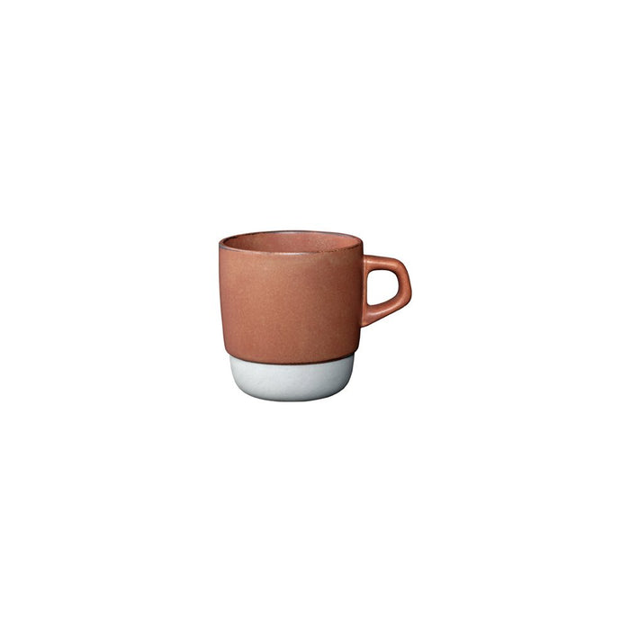 KINTO SCS Stack Mug SLOW COFFEE STYLE 27658 Orange Microwave Safe porcelain NEW_1