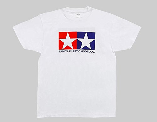 Tamiya Official Original Logo T-shirt White Size:XL Cotton 66713 L77cm W58cm NEW_2