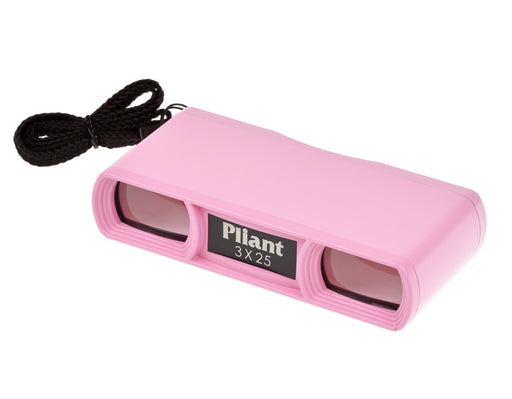 Kenko opera glasses 3x Pliant 3X25 pink PL325PK 55g Light Weight 24mm Thin NEW_1