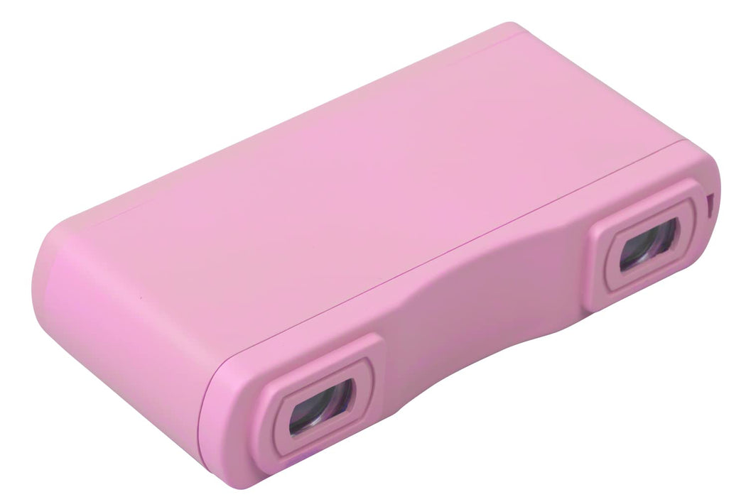 Kenko opera glasses 3x Pliant 3X25 pink PL325PK 55g Light Weight 24mm Thin NEW_5