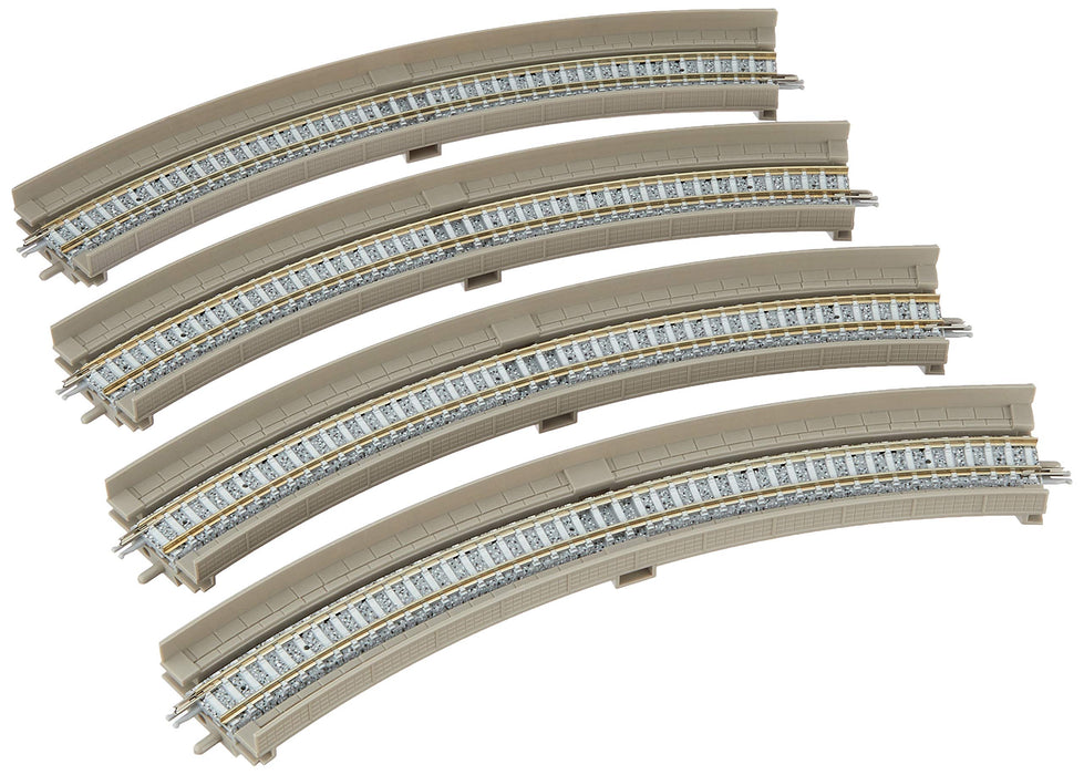 TOMIX N Gauge Elevated Track w/ PC Rail HC280-45-PC F Set of 4 Pieces 018711 NEW_1