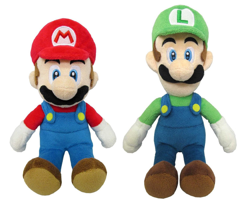 Sanei Boeki Mario & Luigi S Plush Doll Set of 2 Super Mario All Star Collection_1