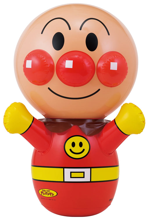 AGATSUMA Anpanman Fluffy big size KO punch Kids Vinyl Doll W430xH700xD385mm NEW_2