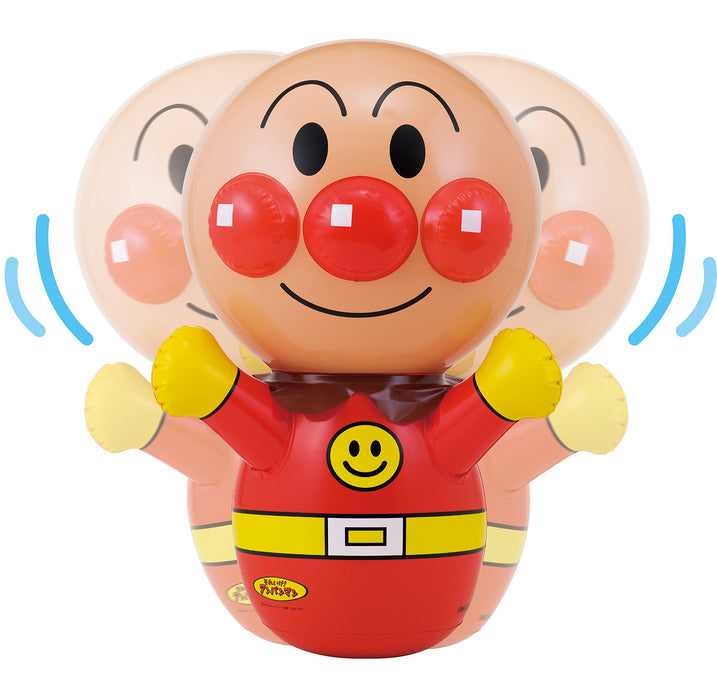 AGATSUMA Anpanman Fluffy big size KO punch Kids Vinyl Doll W430xH700xD385mm NEW_3