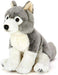 Colorata Wolf Cub Plush Doll Real Animal Family Series 11cmx17cmx16cm Polyester_1