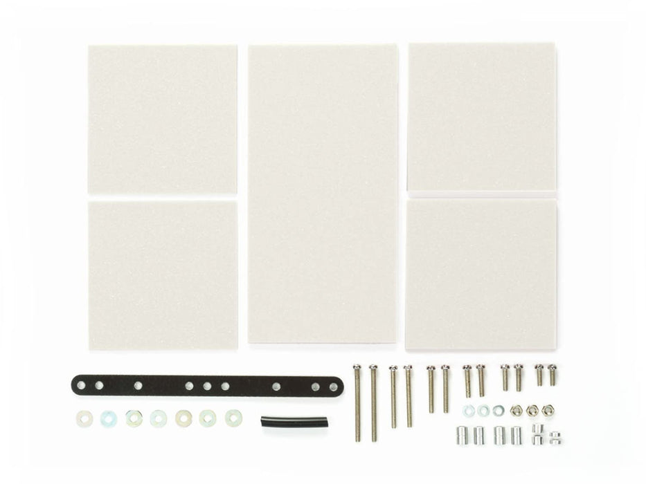 Tamiya Mini 4WD Grade-Up Parts Brake Sponge Set 1/2/3mm White 15492-000 NEW_1