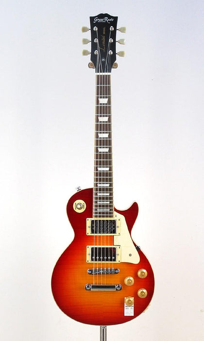 GrassRoots ‎G-LPS-MINI CHS Built-in Speaker Mini Electric Guitar Mahogany NEW_1