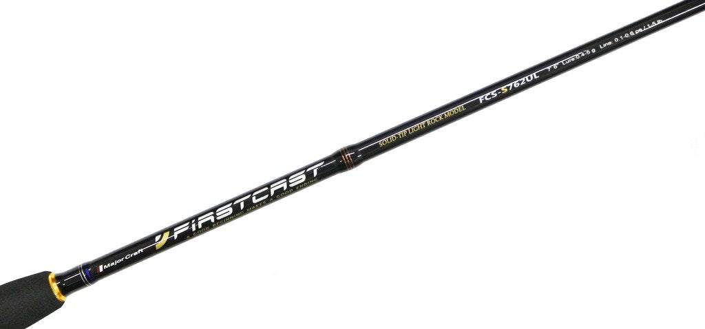 Major Craft FIRSTCAST Light Game FCS-T762L Spinning Rod Black EVA EX Fast NEW_2