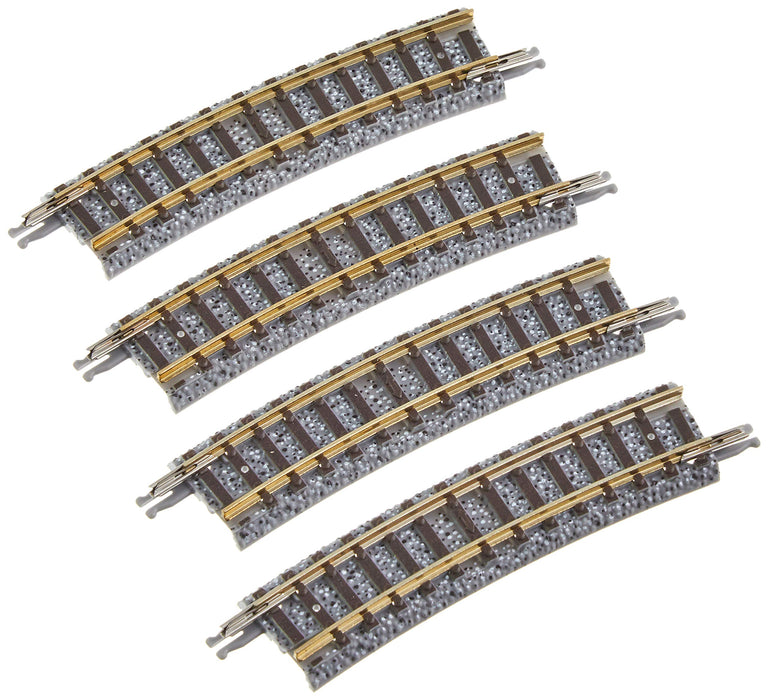 TOMIX N gauge curved rail C280-15 F set of 4 pieces 1854 Model Railroad Supplies_1