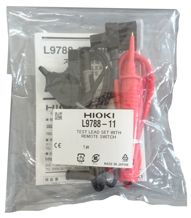 HIOKI L9788-11 lead set w/ switch for Insulation Resistance Tester IR4000 Series_3