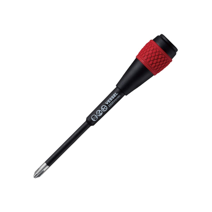 VESSEL ball ratchet driver change shaft 2200B +2x100 158mm w/ Magnet, Cover NEW_1