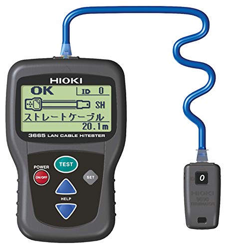 HIOKI LAN cable HiTESTER 3665 Battery Powered 85Wx130Hx33Dmm with Portable Case_5