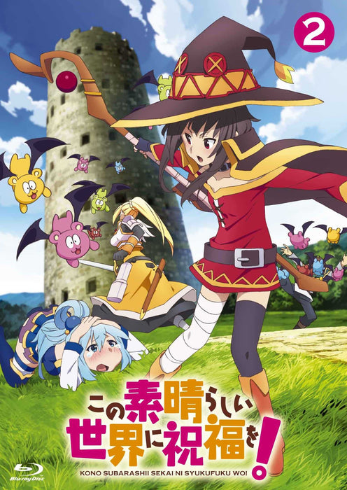[Blu-ray] KonoSuba Vol.2 First Limited Edition with Novel Booklet KAXA-7342 NEW_2