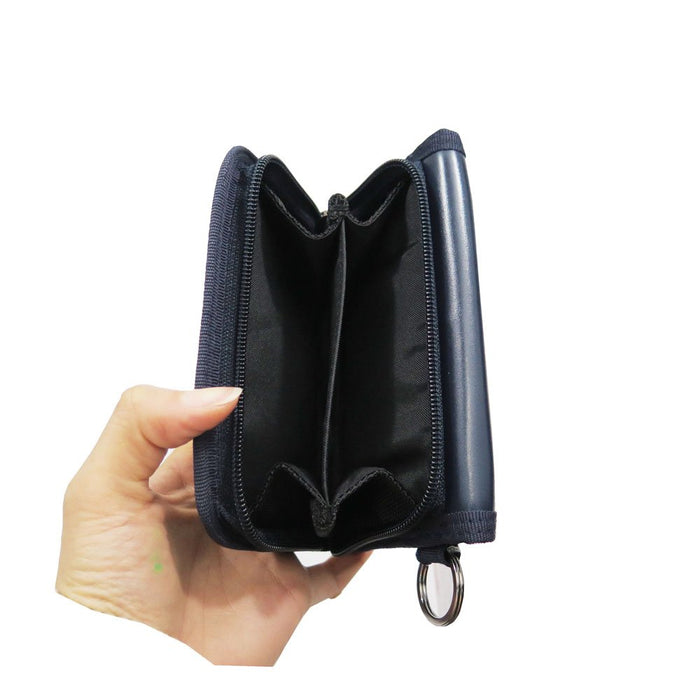 Puma Leather Middle Wallet Navy PM131NB Kutsuwa Polyester, Faux Leather NEW_4