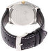 WACOCORO Watch WA-001M-D Men's Black Leather Band Silver Brass Case Japan Style_2