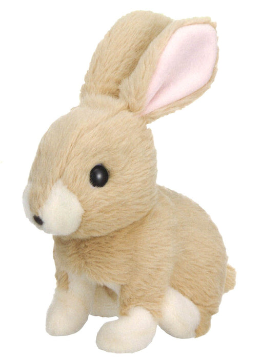 Brown Rabbit Electric Plush Doll Ear and Mouth Move 3183-1 Battery Powered NEW_1