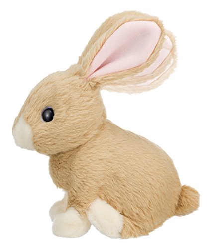 Brown Rabbit Electric Plush Doll Ear and Mouth Move 3183-1 Battery Powered NEW_2