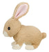 Brown Rabbit Electric Plush Doll Ear and Mouth Move 3183-1 Battery Powered NEW_3