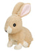 Brown Rabbit Electric Plush Doll Ear and Mouth Move 3183-1 Battery Powered NEW_4