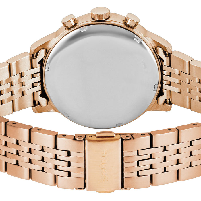SONNE Watch Historical Collection Black Dial HI002PG Pink Gold Chronograph NEW_3