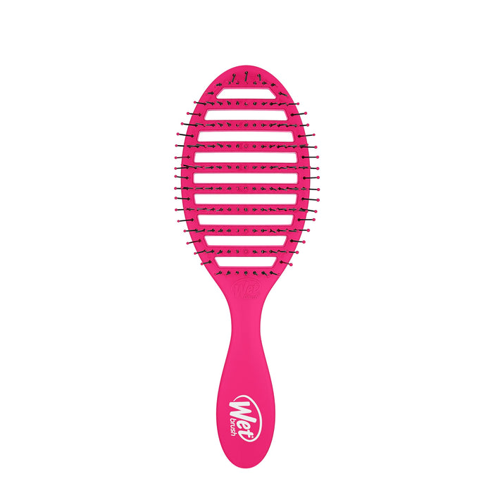 Wet Brush Speed ​​dry hair brush pink 1 piece Nylon IntelliFiex Pin ABS Handle_1