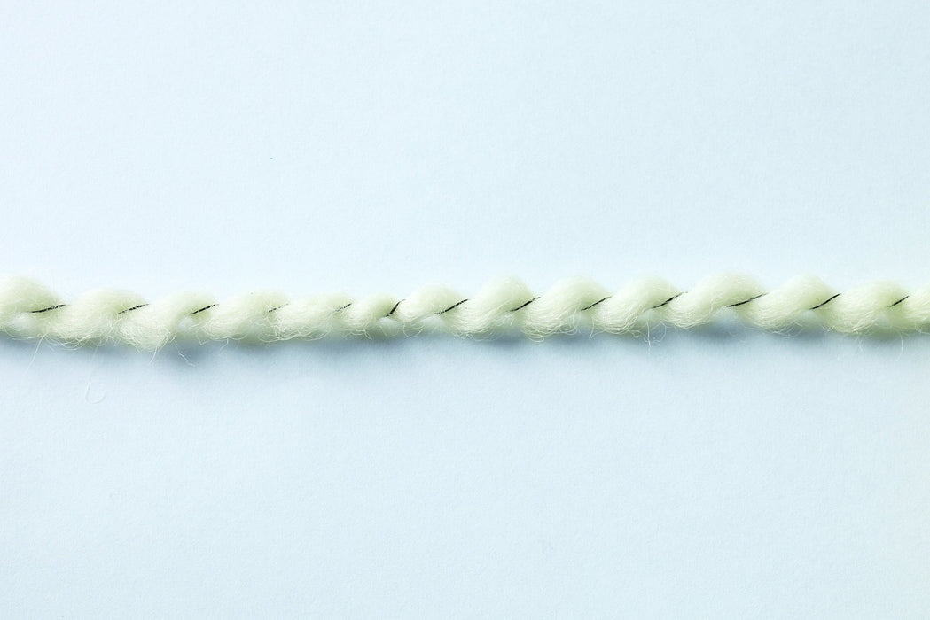 Hamananaka Real Wool Felt Flocking Curls 30g White H440-005-521 Wavy Wool NEW_4